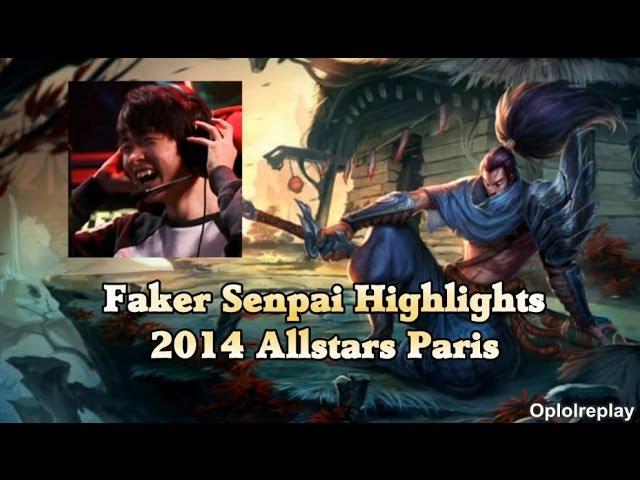Faker Senpai Highlights - 2014 Allstars Paris