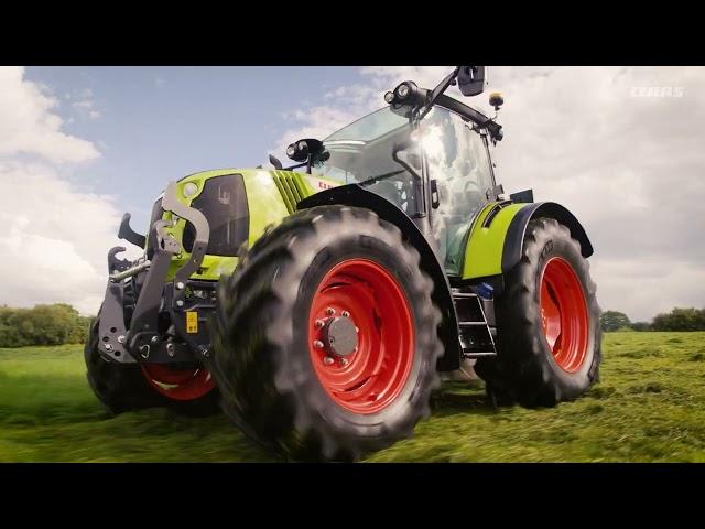 CLAAS tractors with PANORAMIC cab.