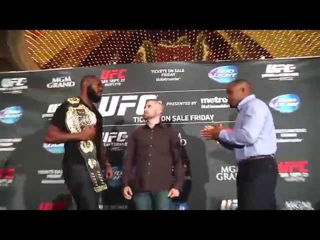 UFC Media Day: Jones and Cormier Brawl