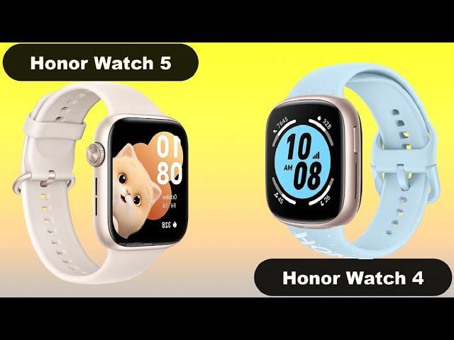 Honor watch 5 vs Honor watch 4