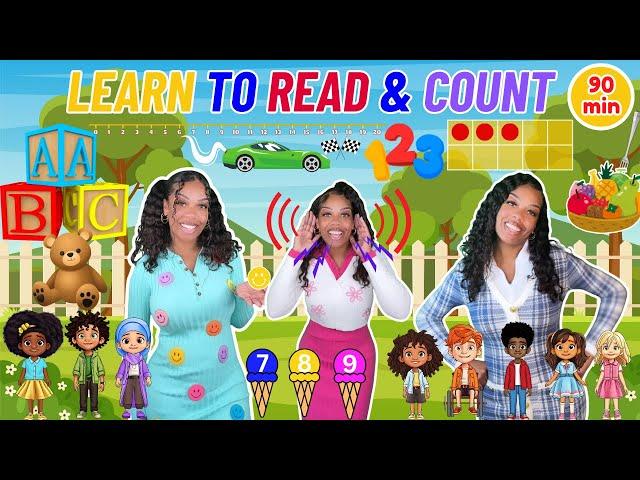 Learn To Read & Count| Identify The 5 Senses |Learn fruits & Vegetables| Learning with Ms Houston