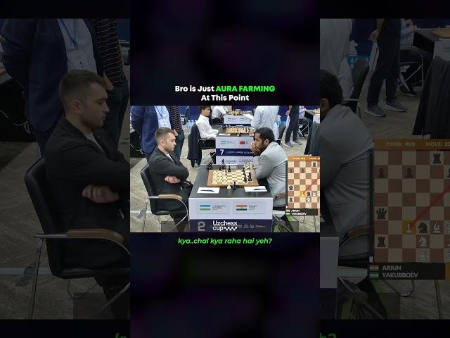  Arjun Erigaisi plays without LOOKING at the chess board! 