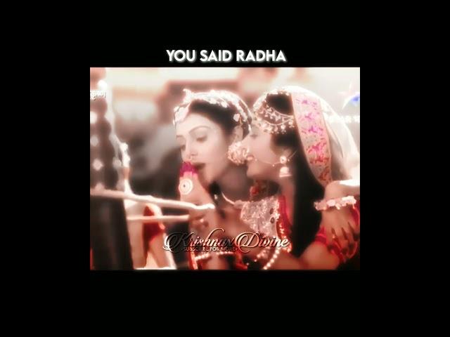 POV : You Said Radha I Heard Rukmini||@Krishna_Divine-7