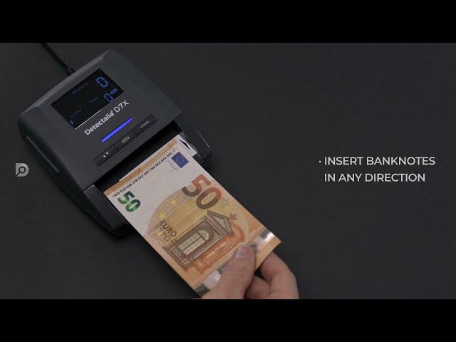 Detectalia D7X - Counterfeit banknote detector EUR, GBP, CHF, PLN and SEK succesfully tested ecb.int