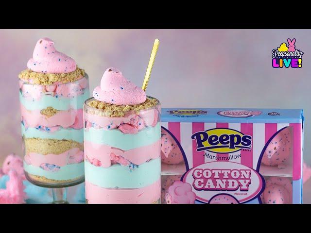 PEEPSONALITY LIVE SPRING 2023 - PEEPS® Cotton Candy Parfaits By Sheri Wilson