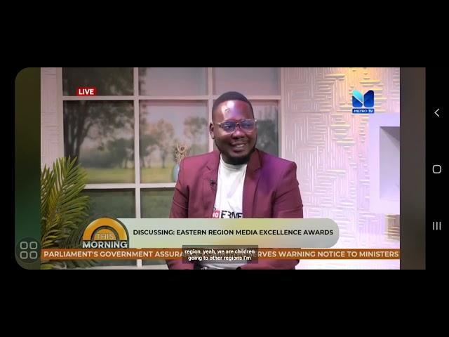 Dano Milk Eastern Region Media Excellence Awards Metro TV Interview