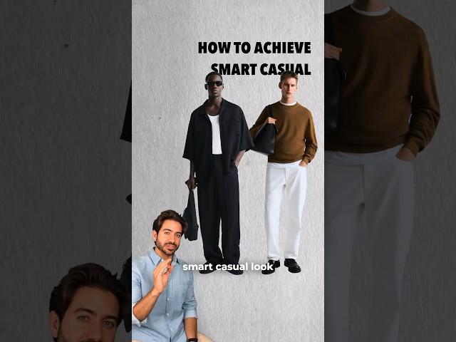 How to style a “smart casual” outfit