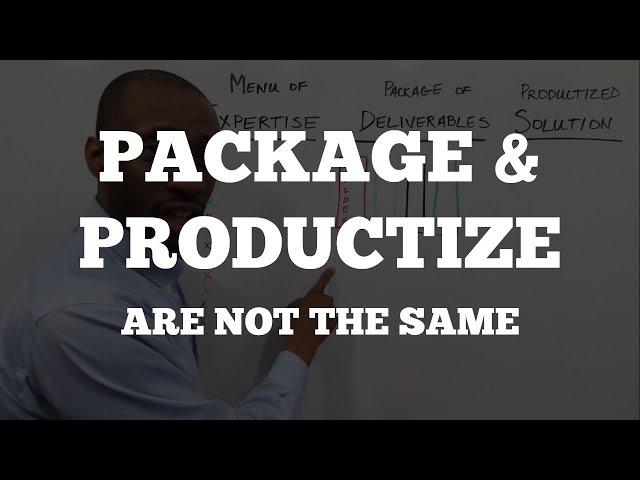 Productized vs Packaged Services: What is the Difference?