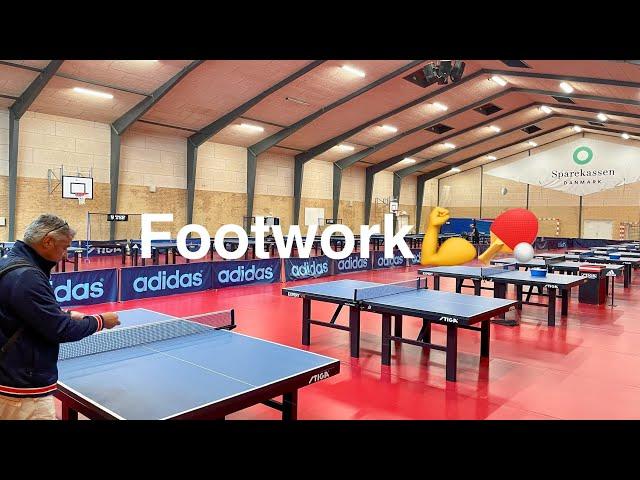 How to practice and improve TABLE TENNIS FOOTWORK [TABLE TENNIS DRILLS] [COORDINATION]