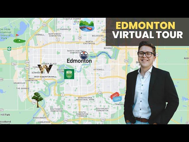 Edmonton Map Tour | Which area should you move to in Edmonton? | Virtual YEG Map Tour | YEG Map tour