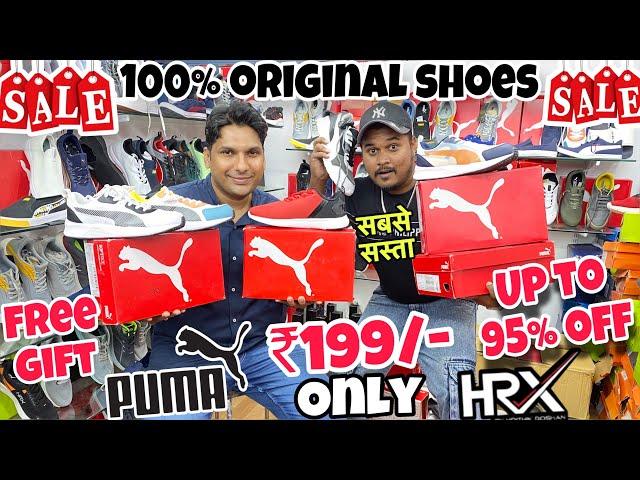 100% Original shoes || ₹199/- || Up to 95% off | Diwali special offer| Puma,HRX | Branded shoes