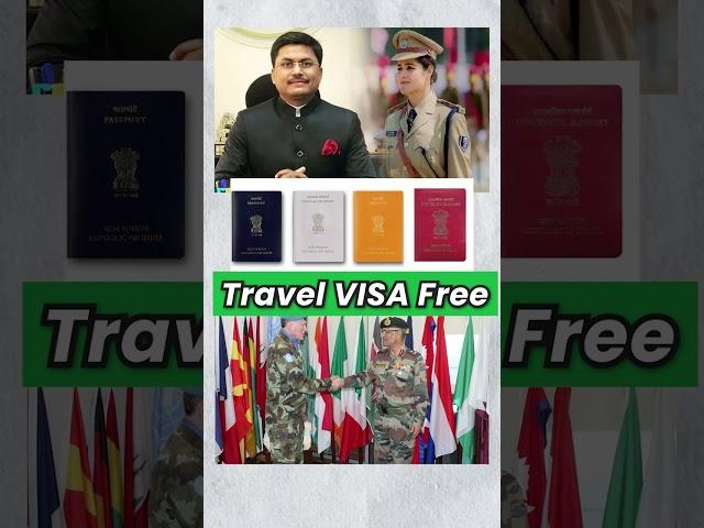 4 Types of Indian Passports  #shortsindia