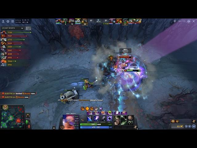 Miracle Perfect Anti Mage 16/0 - Dota 2 Pro Gameplay