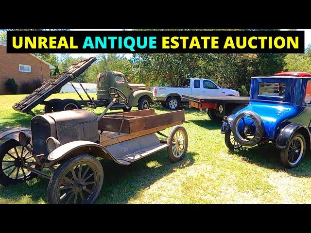 Massive Antique Estate/Farm Auction @ Insane Deals. Vintage Trucks/Tractors. Real American Pickers.