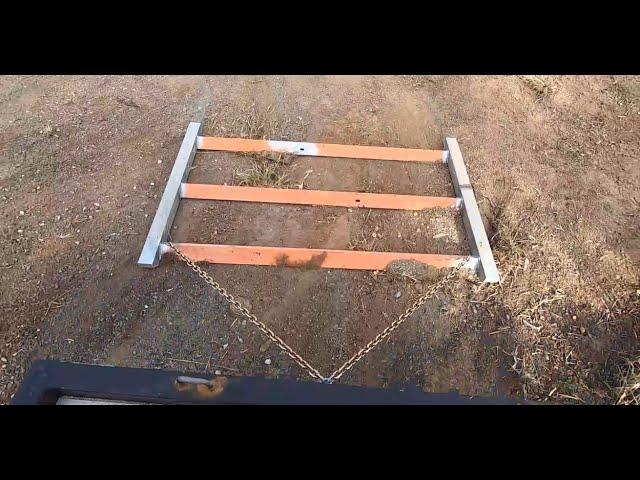 Making lawn leveling bars for towing behind a mower