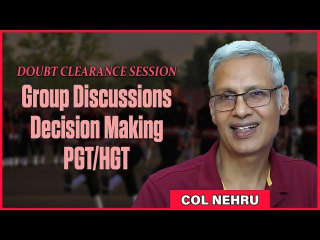 SSB Doubt Clearance Session by Col M M Nehru | No Frills Academy