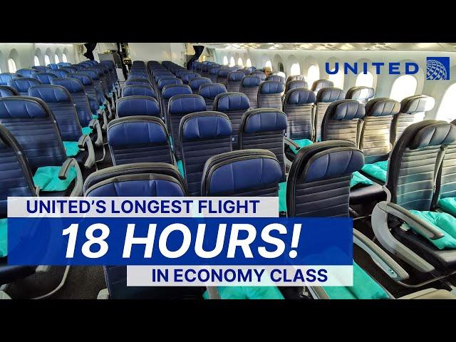 18 HOURS IN UNITED AIRLINES ECONOMY CLASS | 787 Economy San Francisco to Singapore