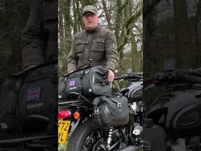 LoneRider Overlander 30lt Motorcycle Bag Luggage - here we look at the features  @LONERIDERMoto