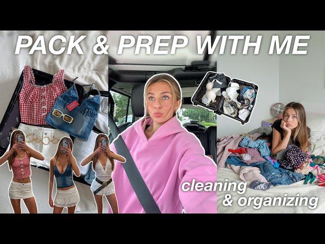 SUMMER RESET & PACK WITH ME | deep cleaning, unpacking & hanging out