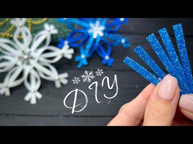 DIY Snowflake Christmas Decorations DIY Christmas ornaments