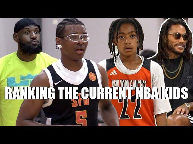 RANKING CURRENT NBA KIDS!!