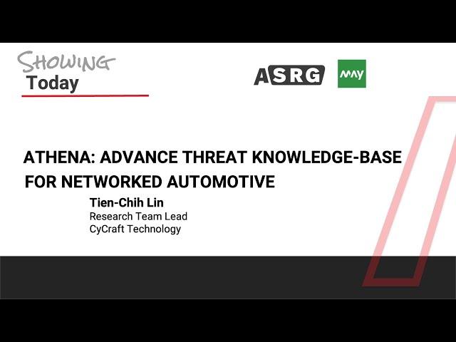 ATHENA: ADVANCE THREAT KNOWLEDGE-BASE FOR NETWORKED AUTOMOTIVES