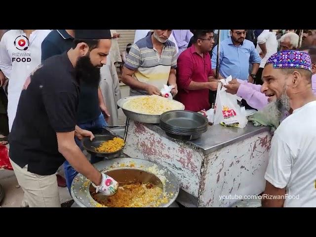 Street Side BEEF BIRYANI | Roadside Rush For Jumma Biryani | Pakistani Street Food Degi Biryani