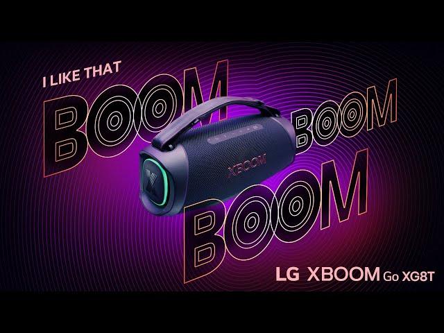 LG XBOOM Go XG8T : The Ultimate Party Speaker I LG