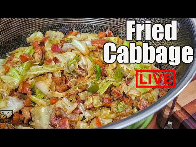 Easy and Delicious Fried Cabbage | LIVE w/AB