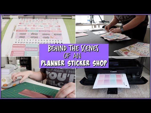 BEHIND THE SCENES OF AN ETSY STICKER SHOP | DAY IN THE LIFE OF A STICKER SHOP OWNER