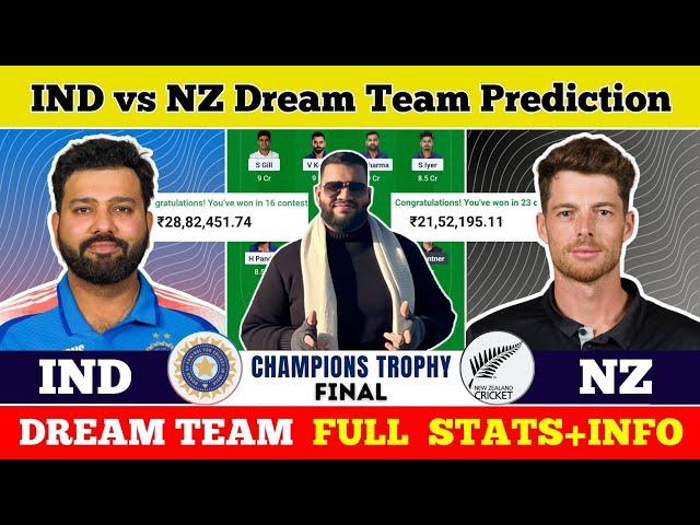 IND vs NZ Dream Team Prediction|IND vs NZ Dream Team |IND vs NZ Dream Team|