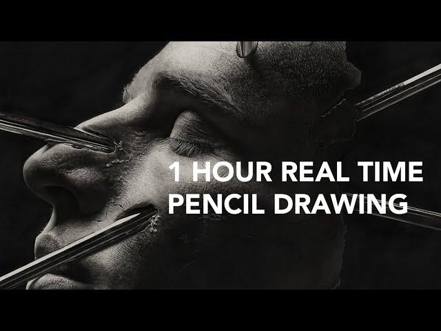 Pencil Drawing Skin Texture - 1 Hour Real Time LoFi Music