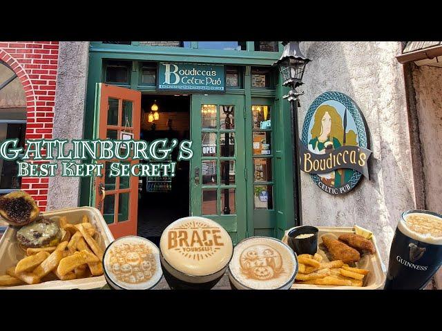 BOUDICCA'S CELTIC PUB - Gatlinburg's Best Kept Secret!  You HAVE to Try It!