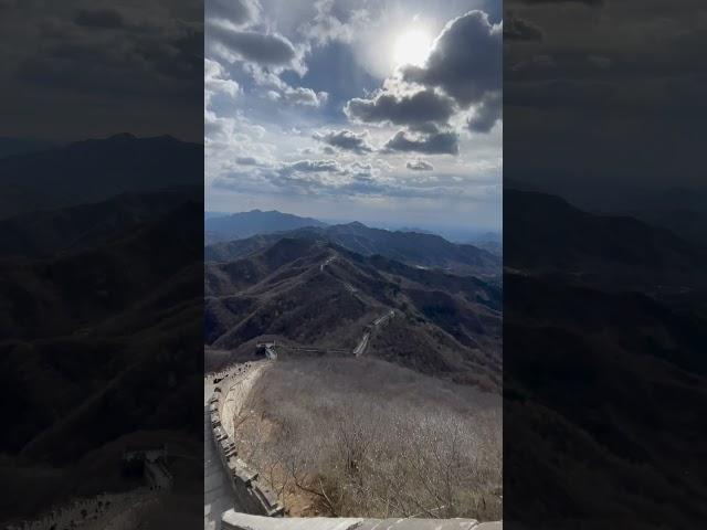 View from the Highest point of Mutianyu  of the Great Wall of China  #china #greatwall #beijing