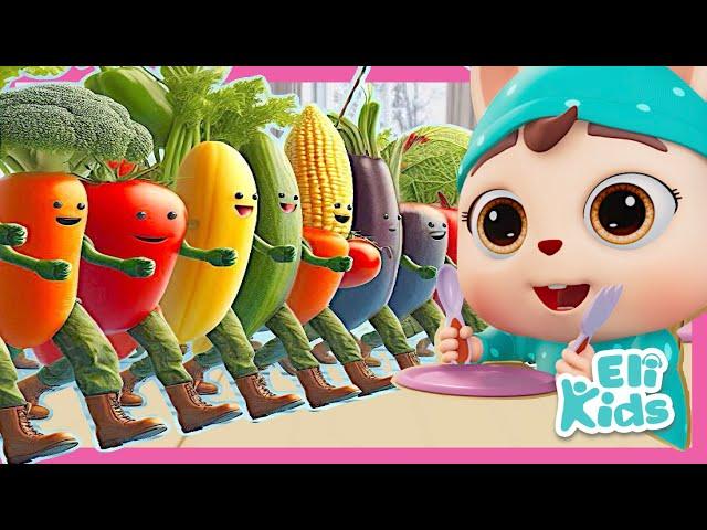 Vegetable Go Marching +More | Educational Songs | Eli Kids Compilations