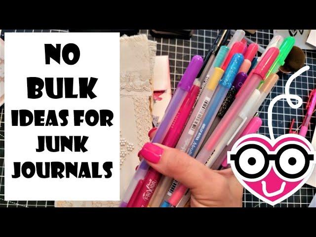 How to Add Junk Journal Embellishments Without Bulk! The Paper Outpost :)