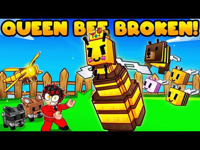 I Got NEW QUEEN BEE Pet and Created OP Pet Combos in Grow a Garden!