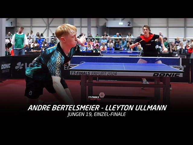 Andre Bertelsmeier - Lleyton Ullmann | Jungen 19, Einzel-Finale | TT-Finals 2024 Erfurt