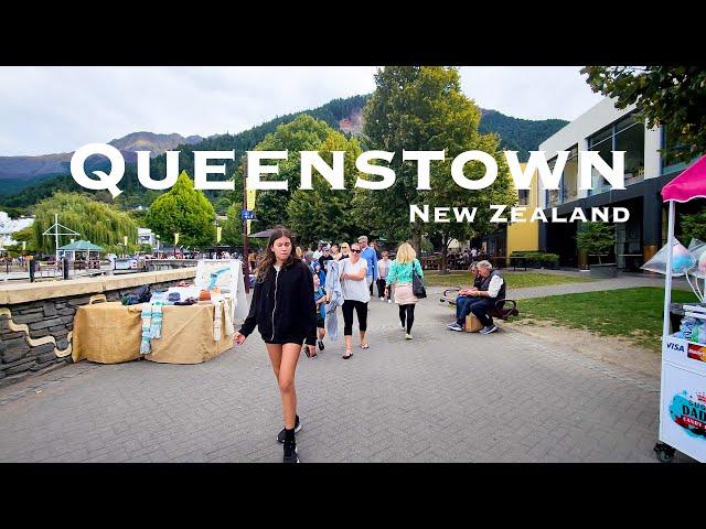 Queenstown New Zealand  4K HDR Walking Tour Tāhuna Neuseeland Nouvelle-Zélande 2023