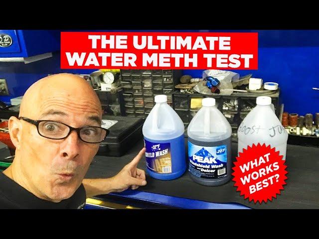 WATER METH VS (LOW-$) WINDSHIELD WASHER FLUID-WHO WINS? BEST WATER/METH VIDEO EVER! IATS, AF & HP!