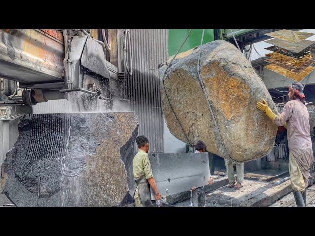 How to make Beautiful Marble from Big Stone // Let's see