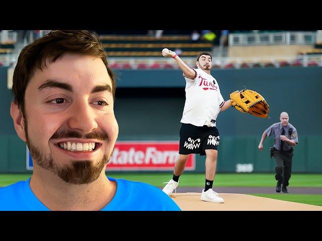 I Threw The First Pitch At An MLB Game