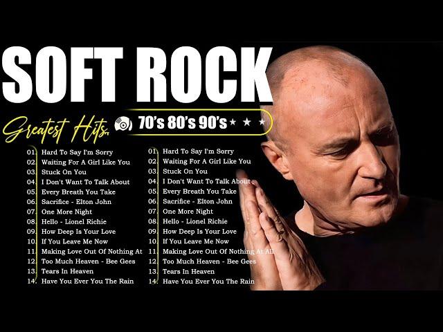 Phil Collins, Eric Clapton, Michael Bolton, Rod Stewart, Bee Gees - Soft Rock Ballads 70s 80s 90s