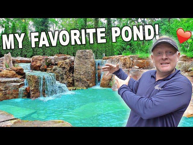 SMALLEST Recreational Pond EVER Built!