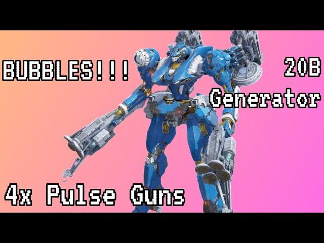 Bubble Guns! Lightweight Pulse Gun PvP Build Showcase - Armored Core 6