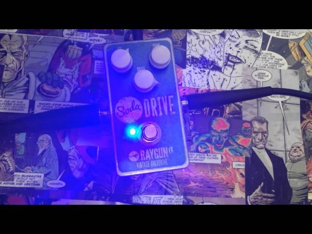 Raygun Fx Soda Drive - guitar distortion pedal - quick demo