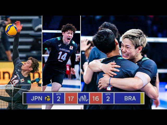 Domination by Yuki Ishikawa | Japan vs Brazil - Men's VNL 2023