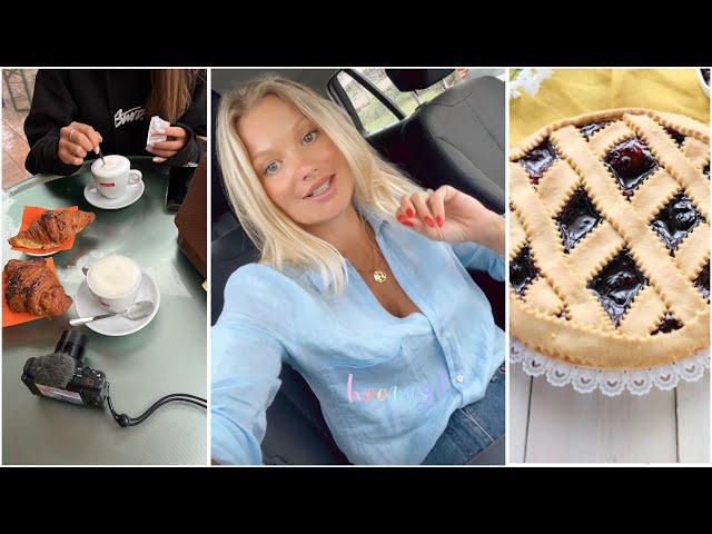 Vlog szkoła we Włoszech//włoskie ciasto "crostata"//nowości makijażowe, świetny tusz i bronzer