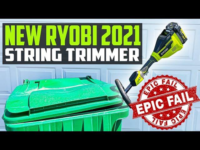 New 2021 Ryobi 40v Battery String Trimmer EPIC FAIL 