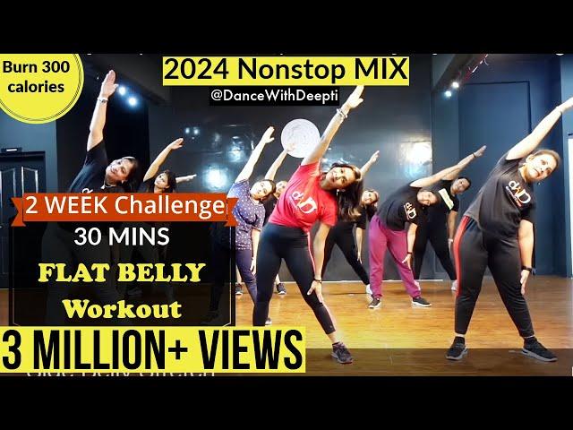 DWD#102 | 30mins Daily BELLY FAT BURN Workout | Easy Exercise to Lose weight 3-5kgs #dancewithdeepti